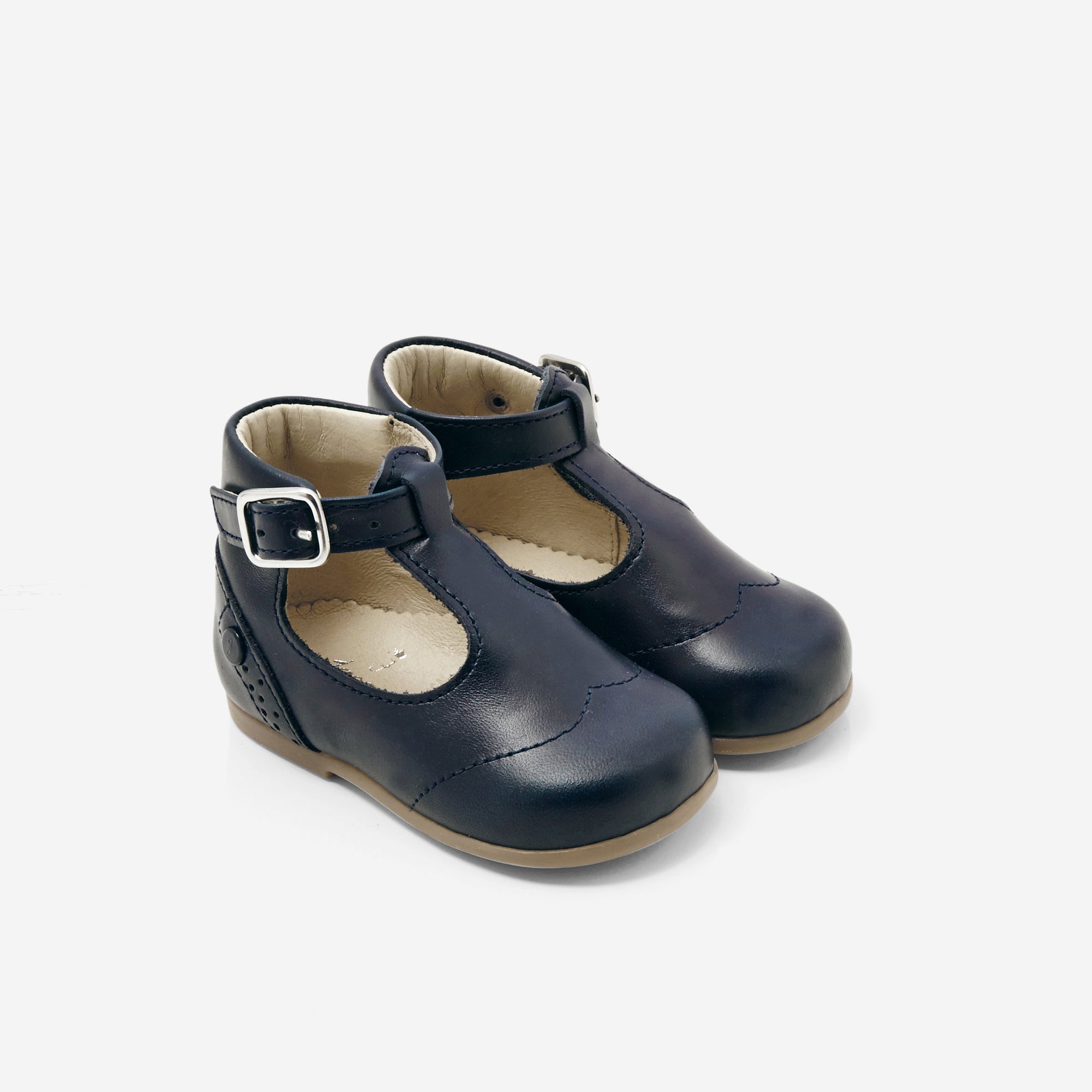 3 QTY / MARINE JACADI CHAUSSURES CUIR SULLIVAN