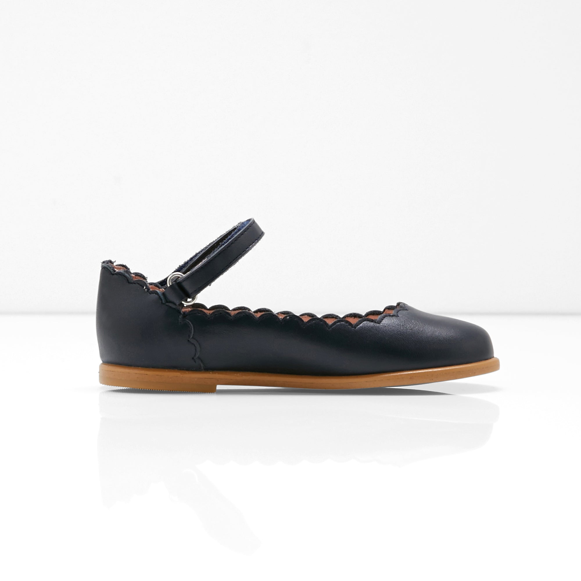 1 QTY / MARINE JACADI CHAUSSURES CUIR SIDONIE