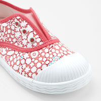 1 QTY / ROSE/MULTICO CHAUSSURES TOILE DIAMANT