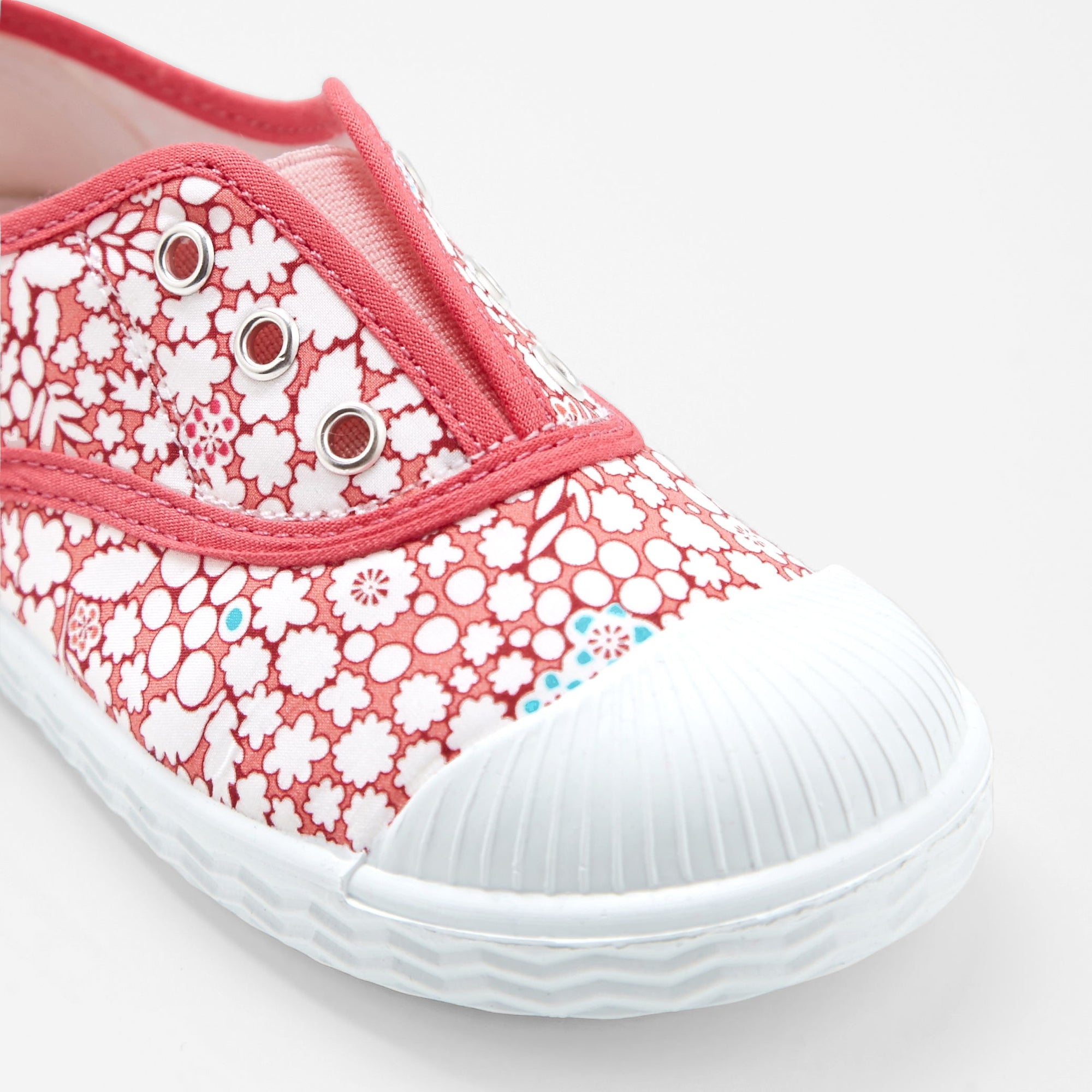 1 QTY / ROSE/MULTICO CHAUSSURES TOILE DIAMANT