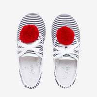 0 QTY / MARINE/BLANC CHAUSSURES TOILE SAISON