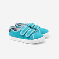 3 QTY / BLEU AQUA CHAUSSURES TOILE SACRIPANT