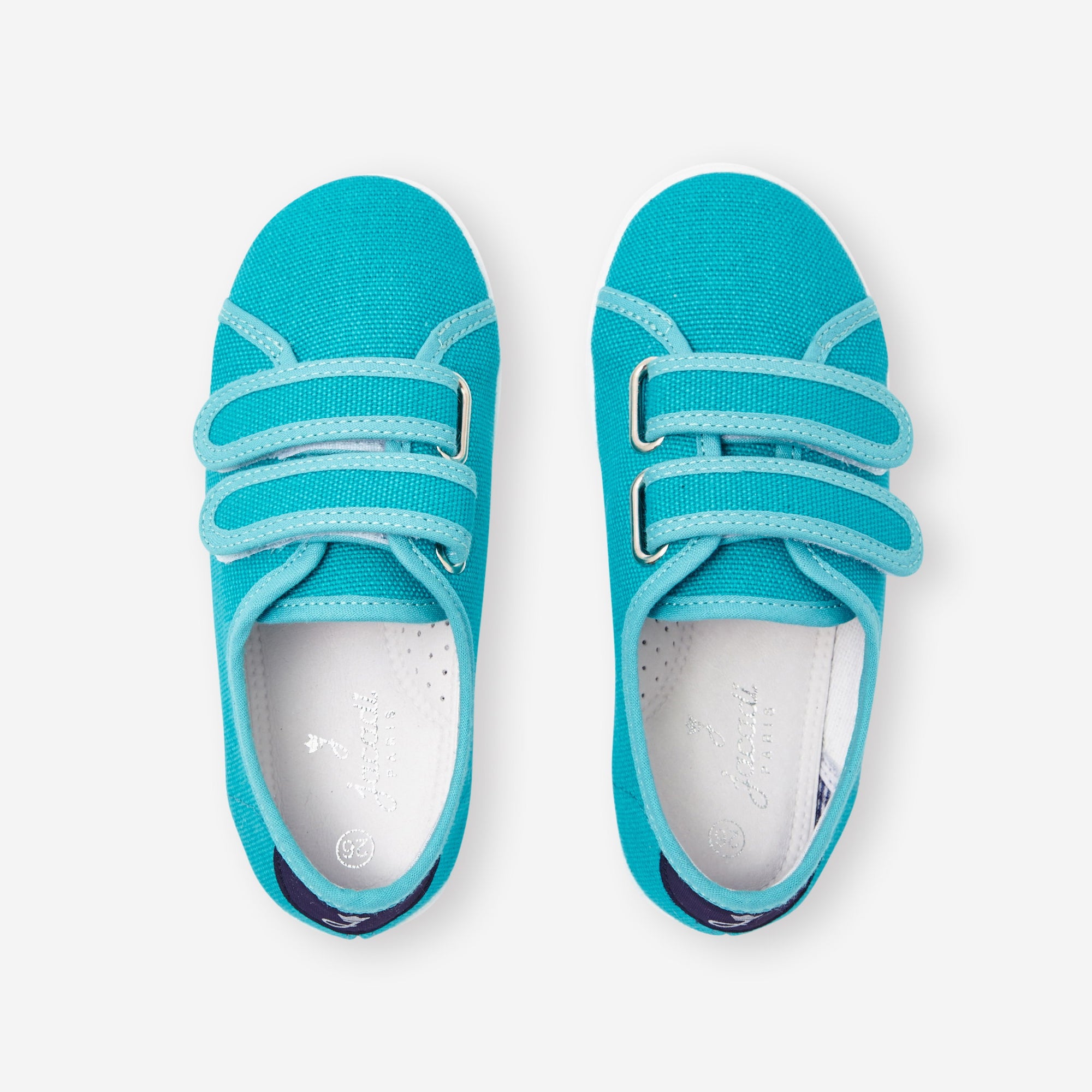 3 QTY / BLEU AQUA CHAUSSURES TOILE SACRIPANT
