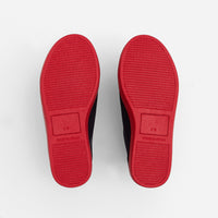 4 QTY / MARINE/ROUGE CHAUSSURES TOILE SACRIPANT