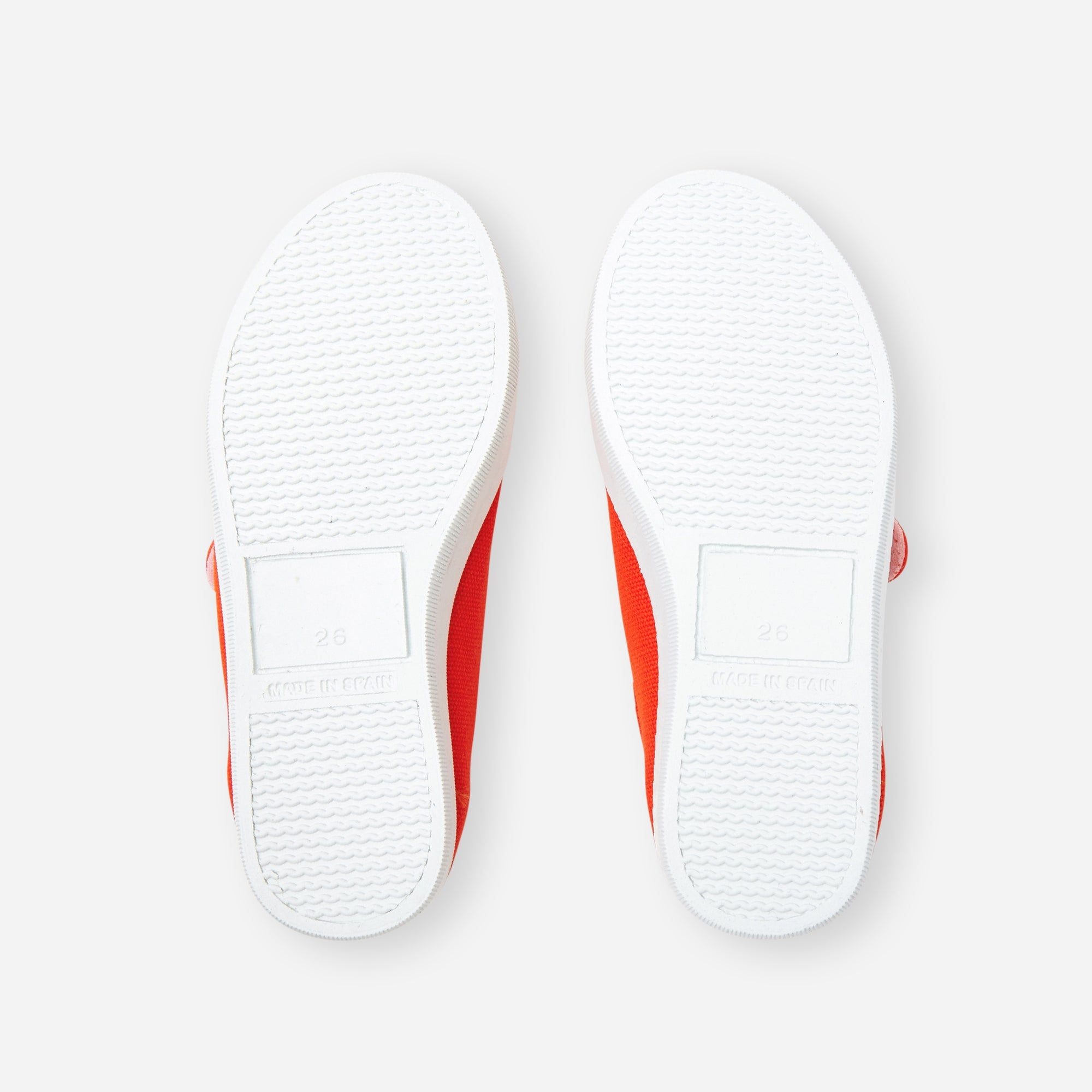 0 QTY / ORANGE CHAUSSURES TOILE SACRIPANT