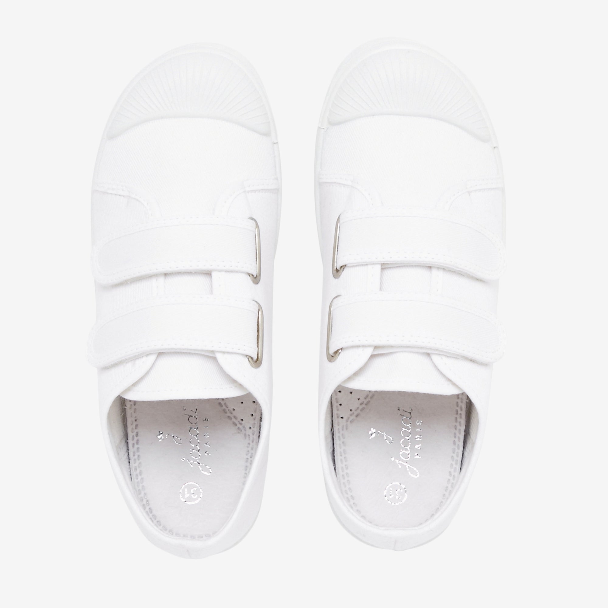 0 QTY / BLANC JACADI CHAUSSURES TOILE SUMMER