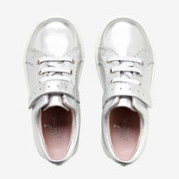 1 QTY / ARGENT CHAUSSURES CUIR SIMONE METAL
