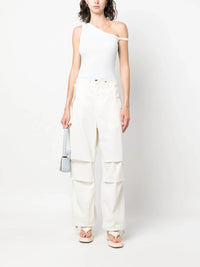 2pcs RELIQUAT 75€ / Top asymétrique - Ice blue & Heritage white