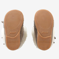 2 QTY / GRIS GRAVIER CHAUSSURES CUIR CACHETTE