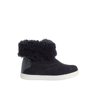 Lièvre fur-lined boots in wool mix - Navy