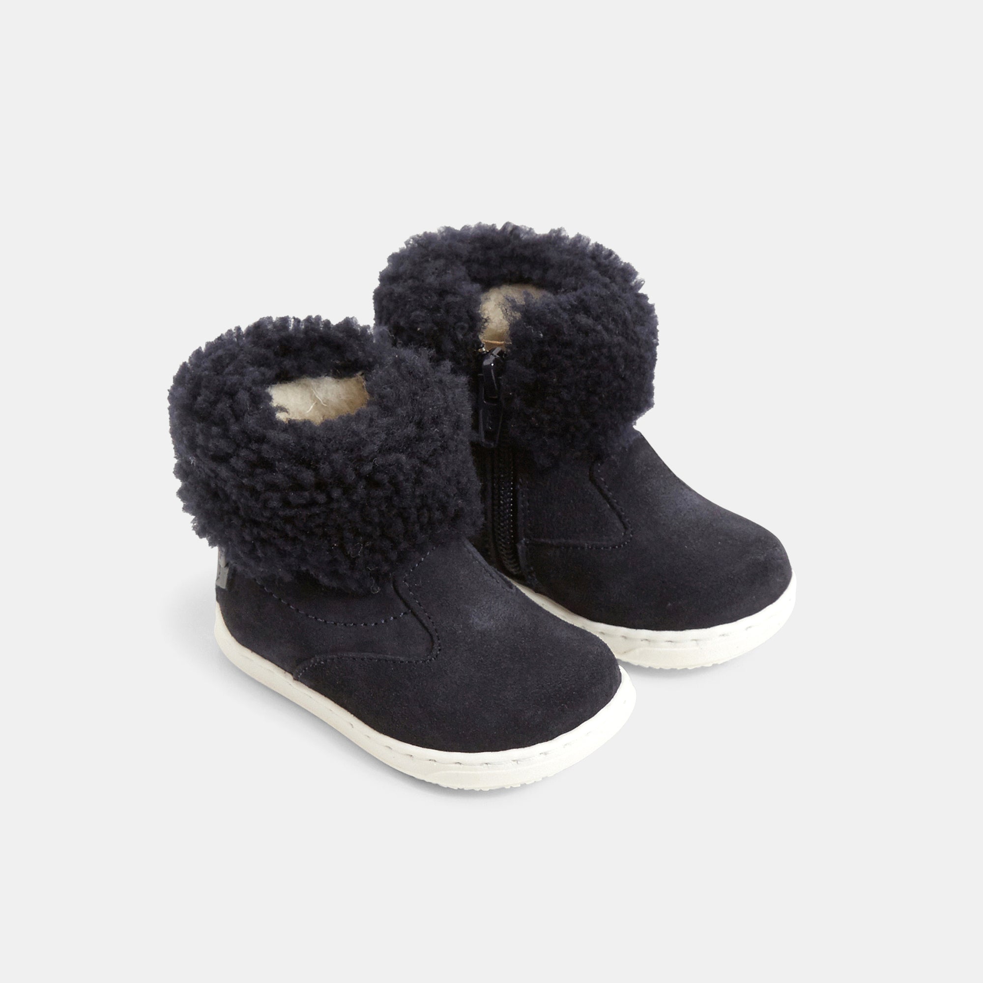 102 QTY / MARINE JACADI CHAUSSURES CUIR LIEVRE