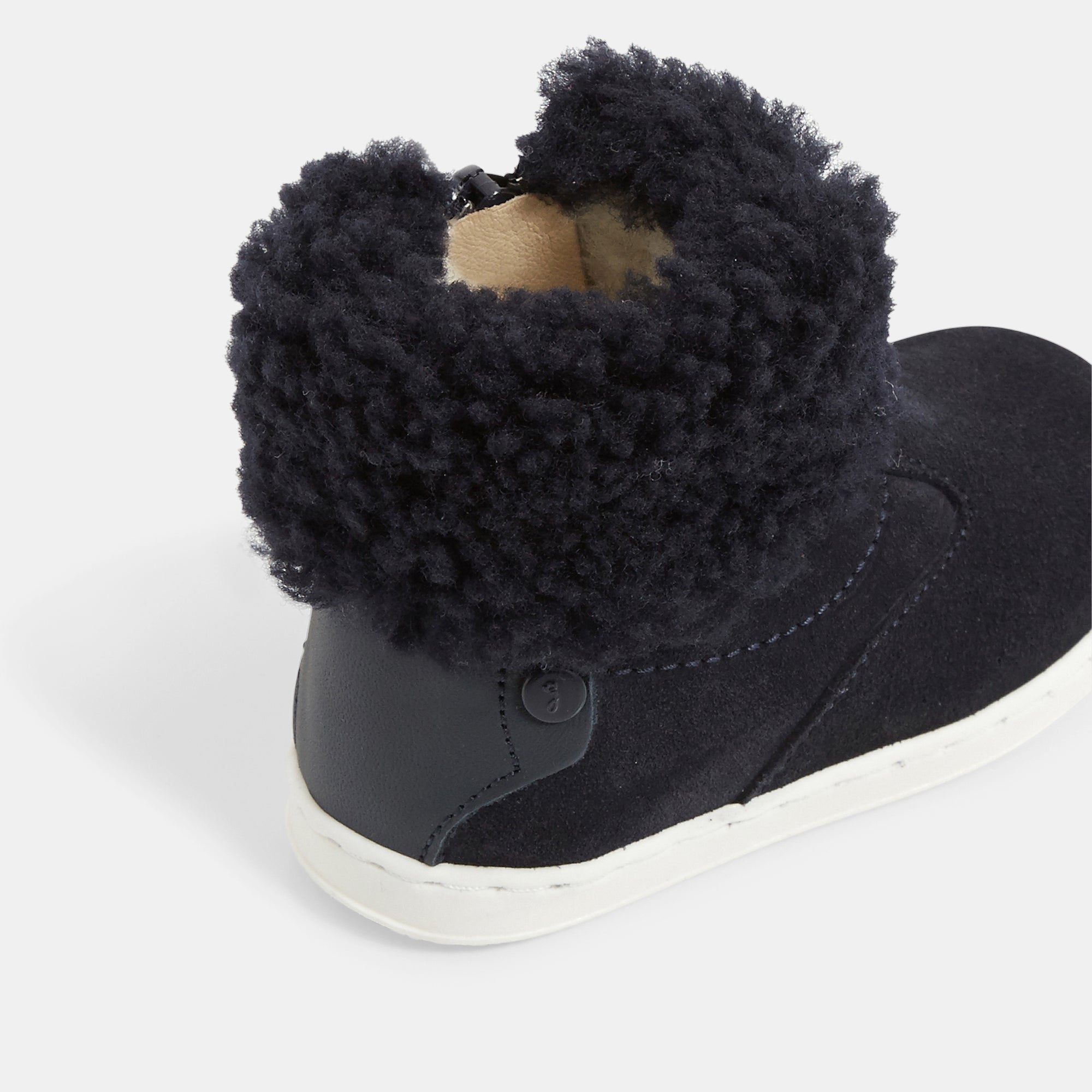 102 QTY / MARINE JACADI CHAUSSURES CUIR LIEVRE