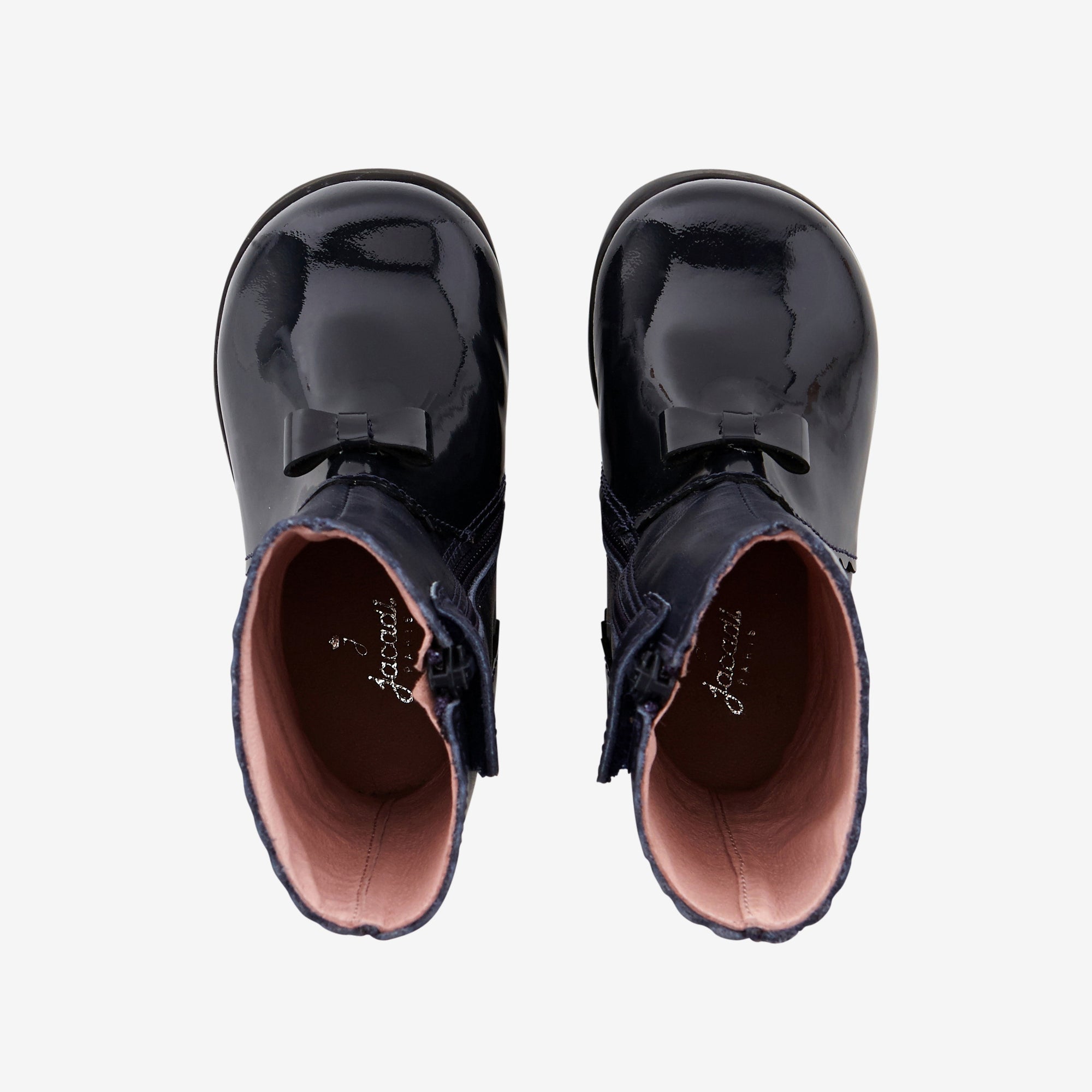 1 QTY / MARINE JACADI CHAUSSURES CUIR CACHOU