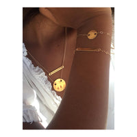 Collier Discs en or rose 18 carats - or rose 18 carats