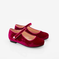 1 QTY / ROSE INDIEN CHAUSSURES CUIR DANELLE VELOURS