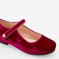 1 QTY / ROSE INDIEN CHAUSSURES CUIR DANELLE VELOURS