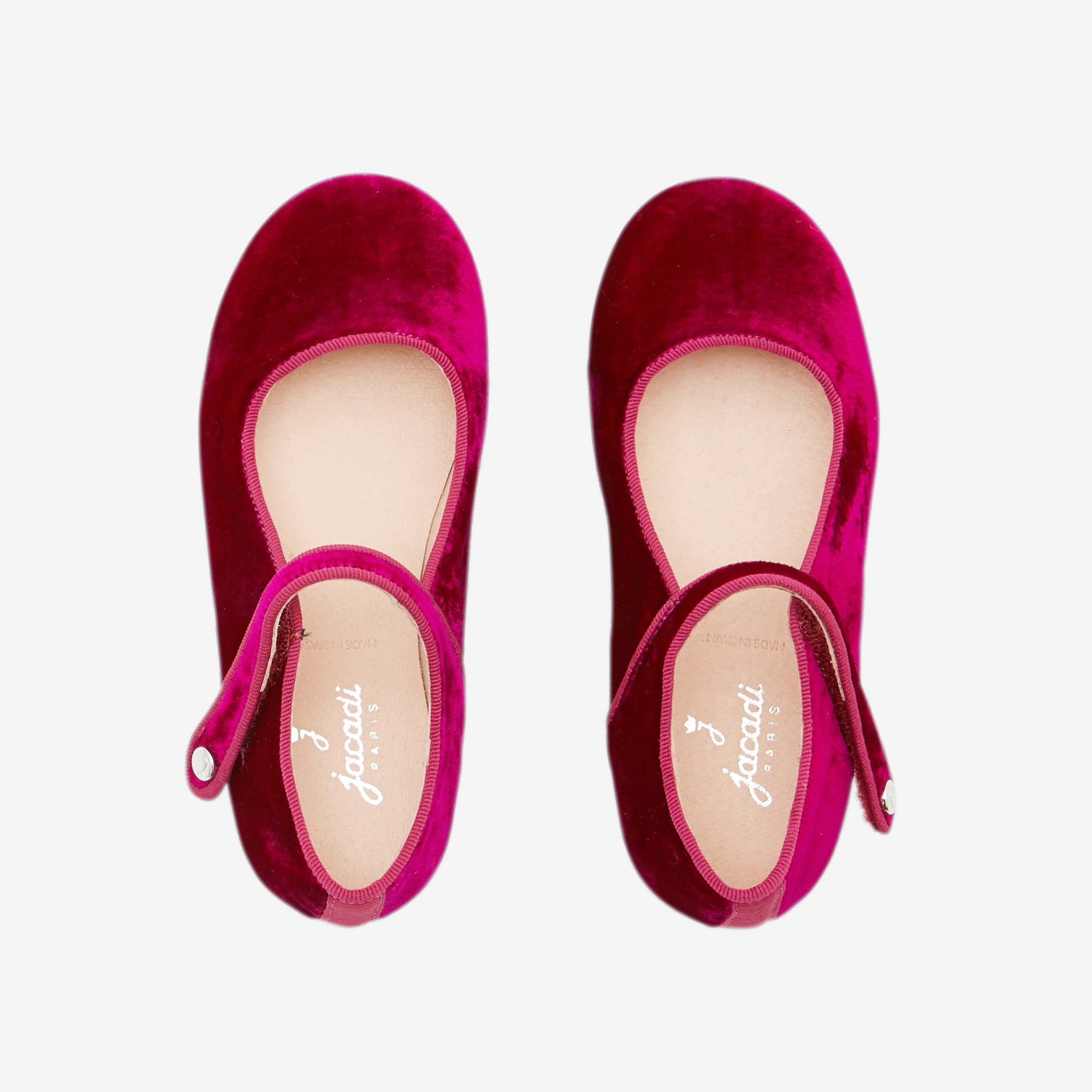 1 QTY / ROSE INDIEN CHAUSSURES CUIR DANELLE VELOURS