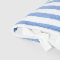 19 QTY / BLANC/BLEU PUERICULTURE BAIN HOUSSE MAT A LANGER ESSENTIEL RAYE
