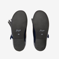 2 QTY / MARINE JACADI CHAUSSURES CUIR LEOPOLDINE