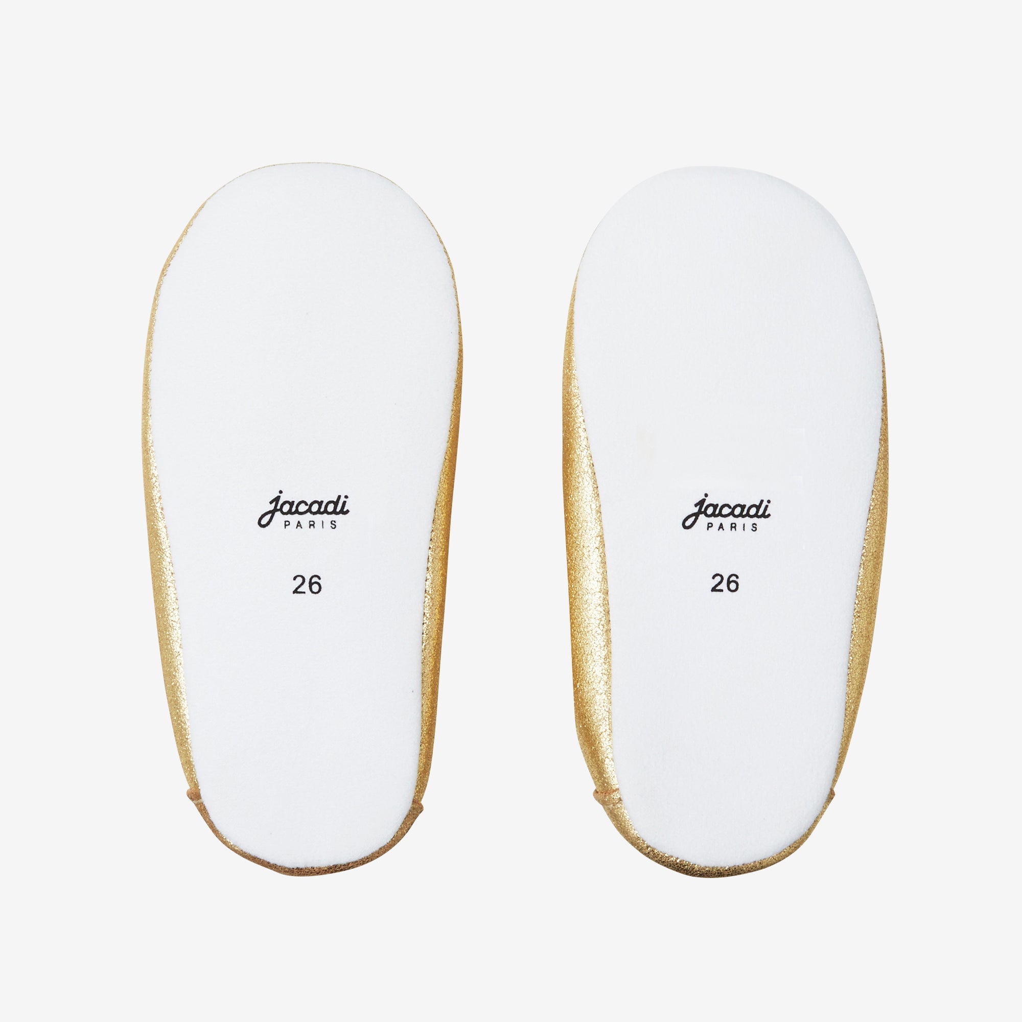 2 QTY / OR CHAUSSURES TOILE CINTILLE