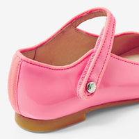 1 QTY / ROSE JACADI CHAUSSURES CUIR DANELLE VERNIS