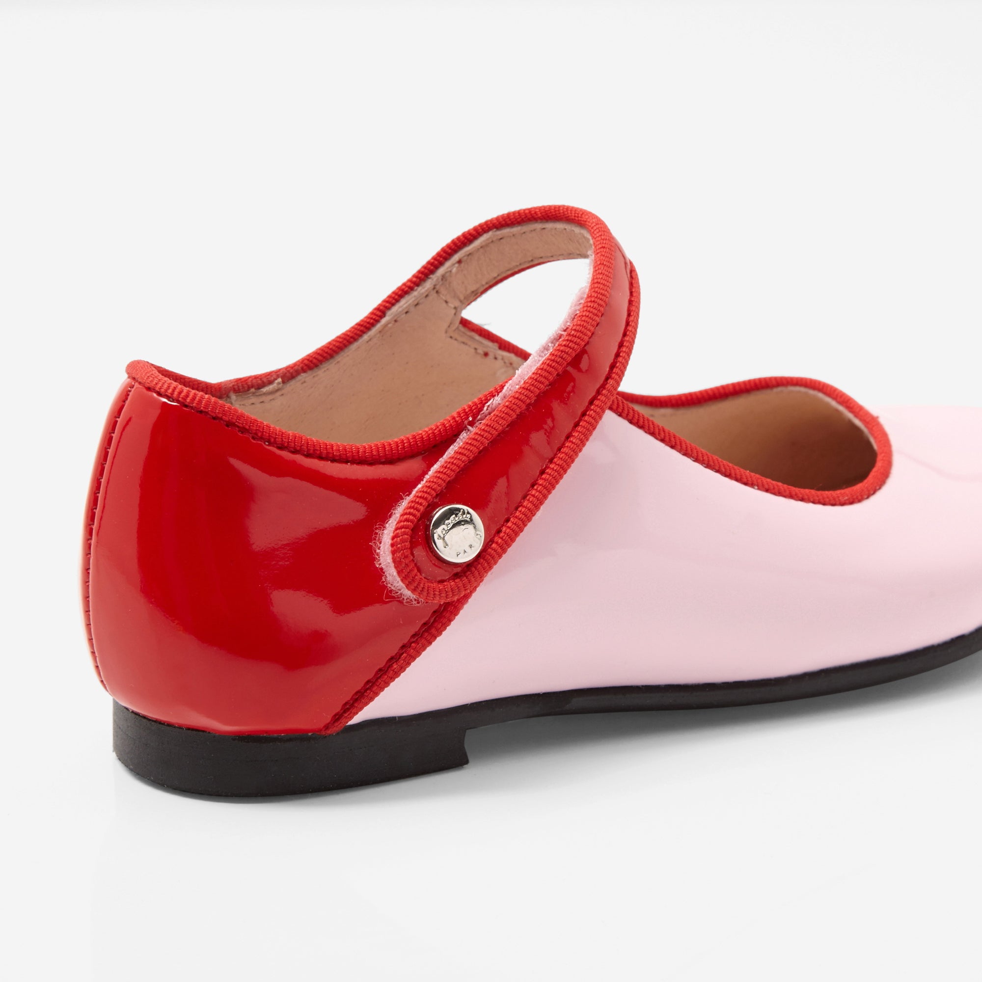 0 QTY / ROSE/ROUGE CHAUSSURES CUIR DANELLE VERNIS