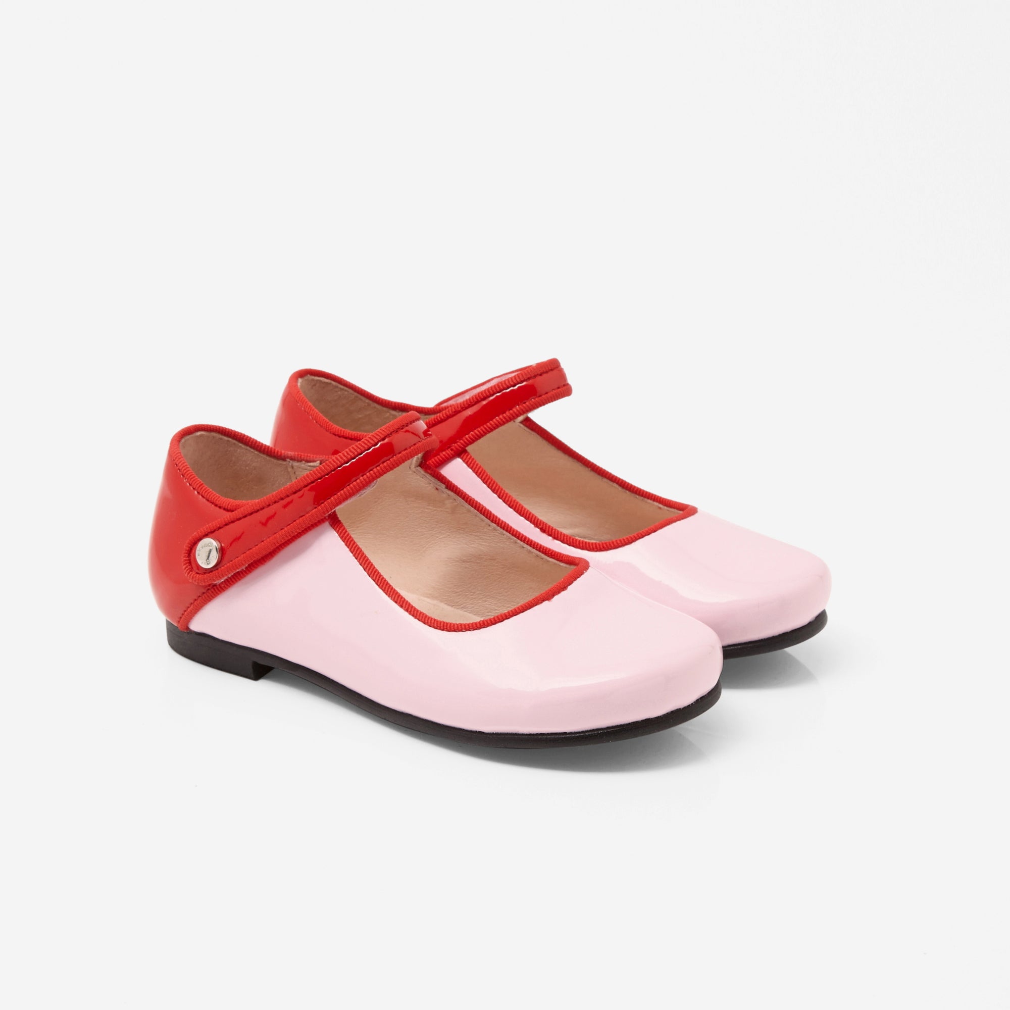 0 QTY / ROSE/ROUGE CHAUSSURES CUIR DANELLE VERNIS