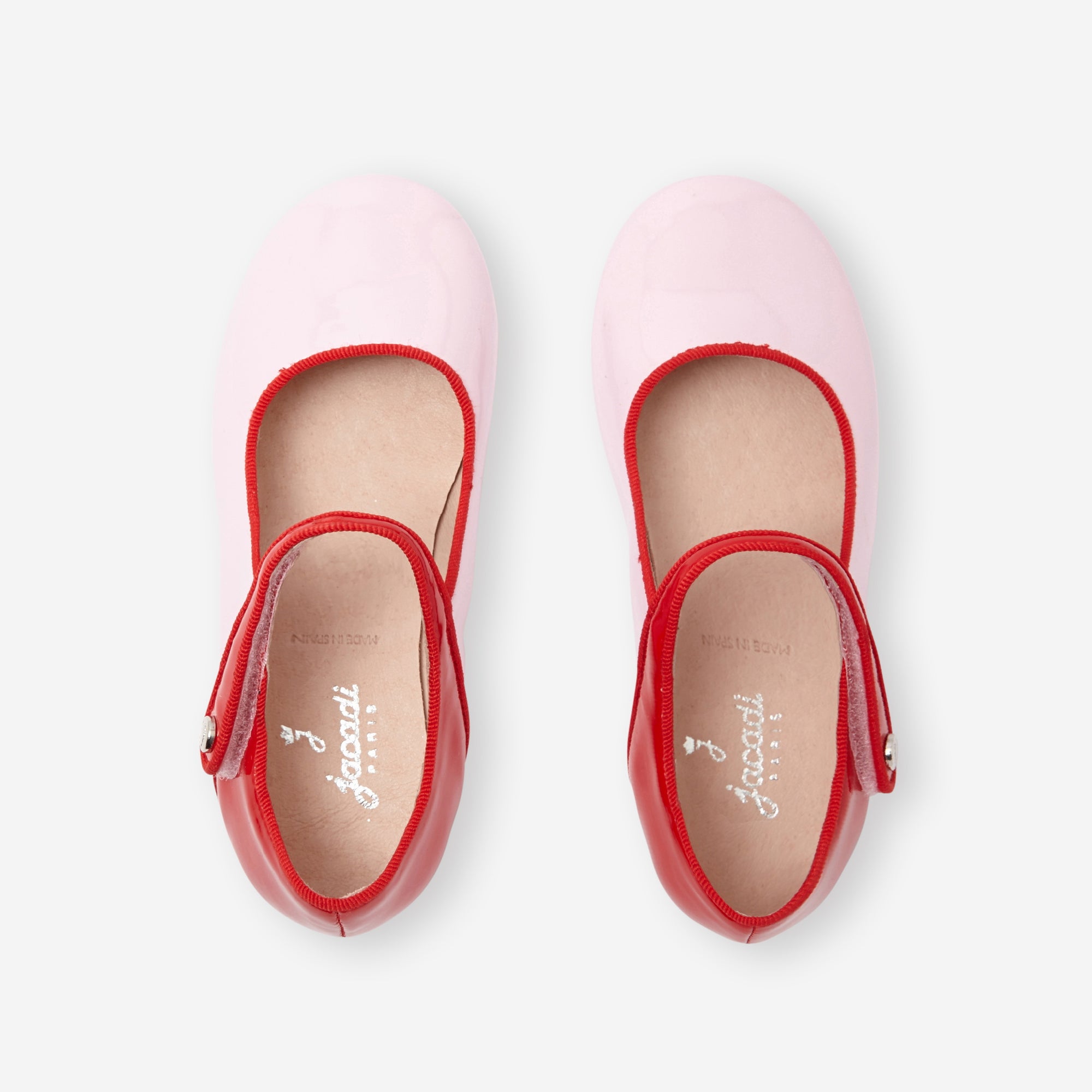 0 QTY / ROSE/ROUGE CHAUSSURES CUIR DANELLE VERNIS