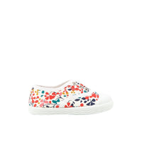 1 QTY / ROUGE/MULTICO CHAUSSURES TOILE DAISY