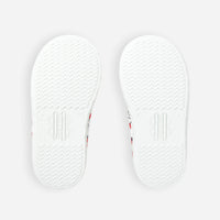 1 QTY / ROUGE/MULTICO CHAUSSURES TOILE DAISY