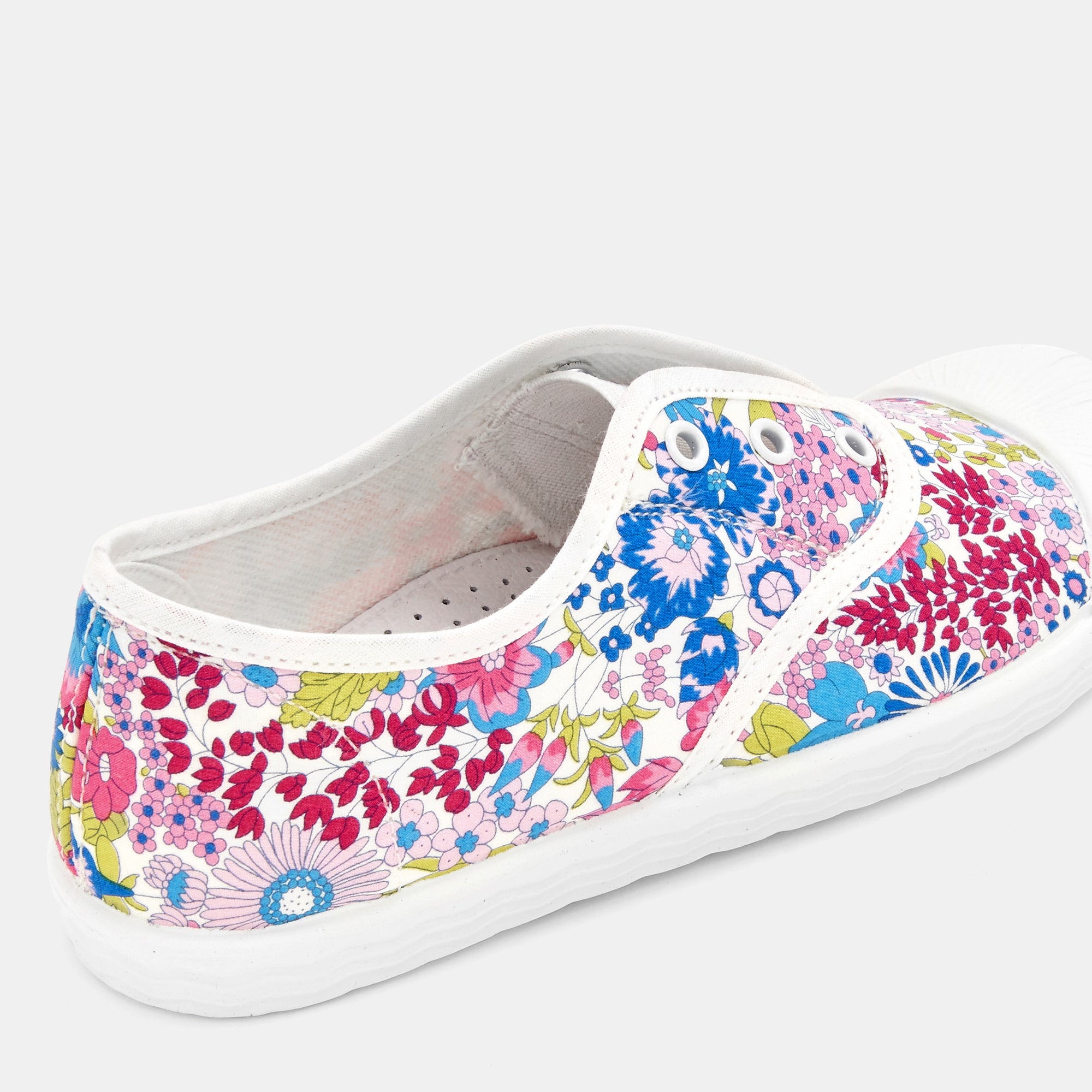 32 QTY / ROSE/MULTICO CHAUSSURES TOILE DIAMANT