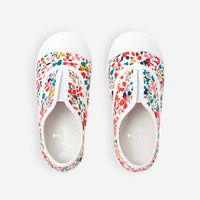 0 QTY / ROUGE/MULTICO CHAUSSURES TOILE DIAMANT