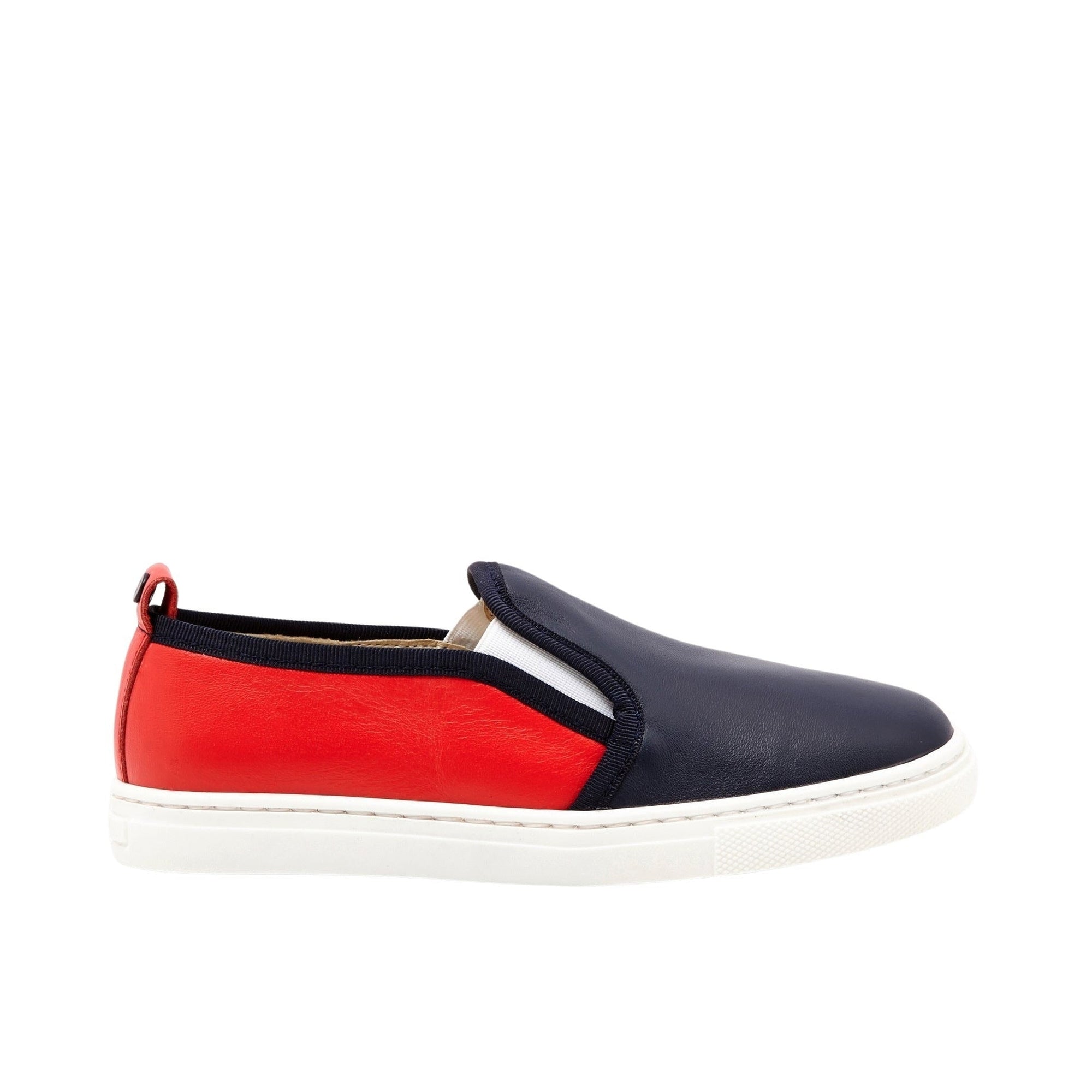 0 QTY / MARINE/ROUGE CHAUSSURES CUIR CLAUDE