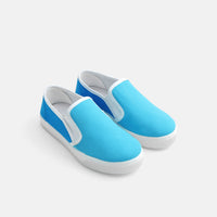 5 QTY / BLEU TURQUOISE CHAUSSURES TOILE DEFI