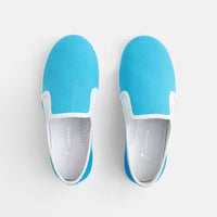 5 QTY / BLEU TURQUOISE CHAUSSURES TOILE DEFI