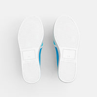 5 QTY / BLEU TURQUOISE CHAUSSURES TOILE DEFI