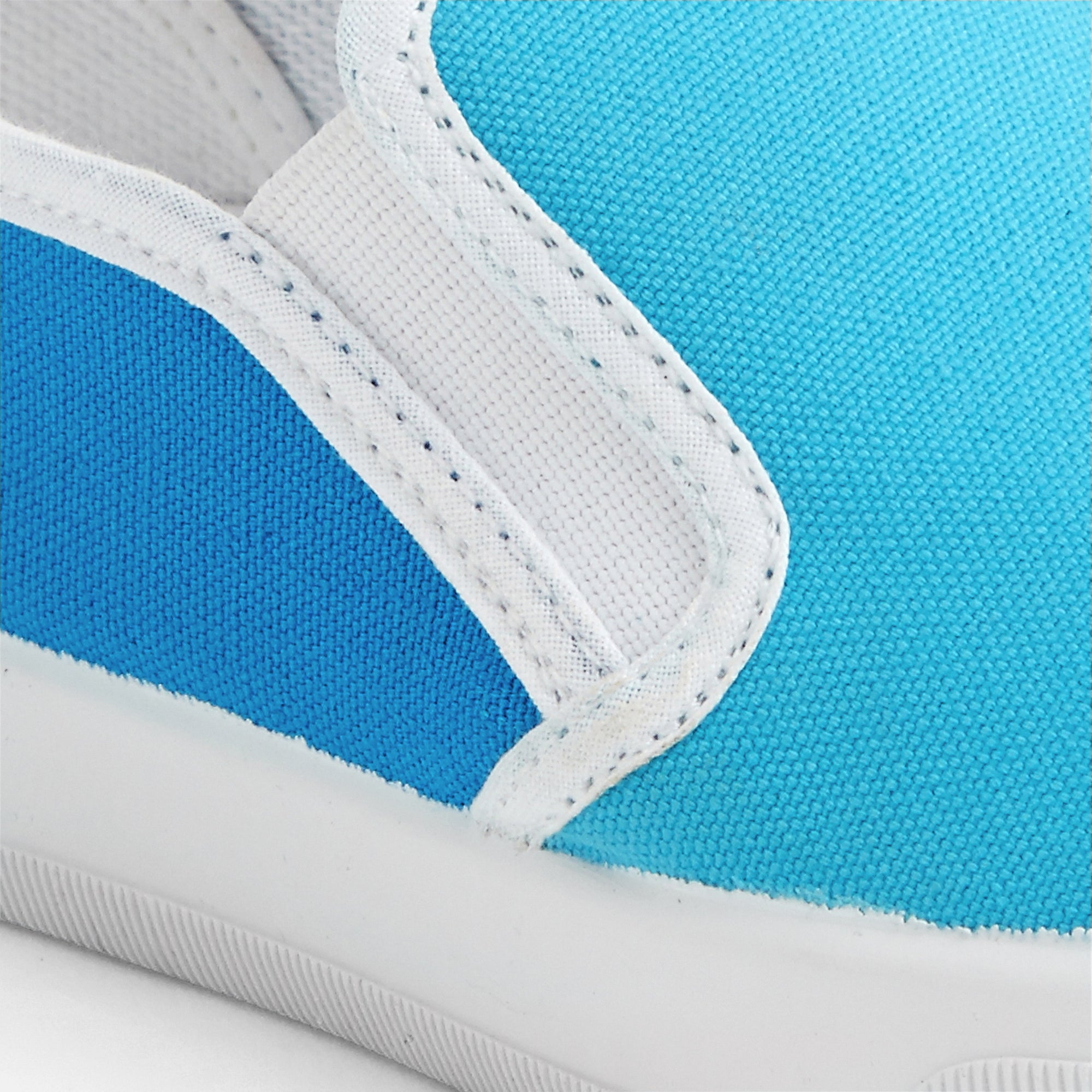 5 QTY / BLEU TURQUOISE CHAUSSURES TOILE DEFI