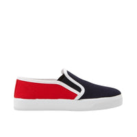 138 QTY / MARINE/ROUGE CHAUSSURES TOILE DEFI