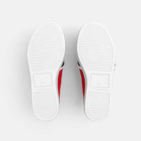 138 QTY / MARINE/ROUGE CHAUSSURES TOILE DEFI