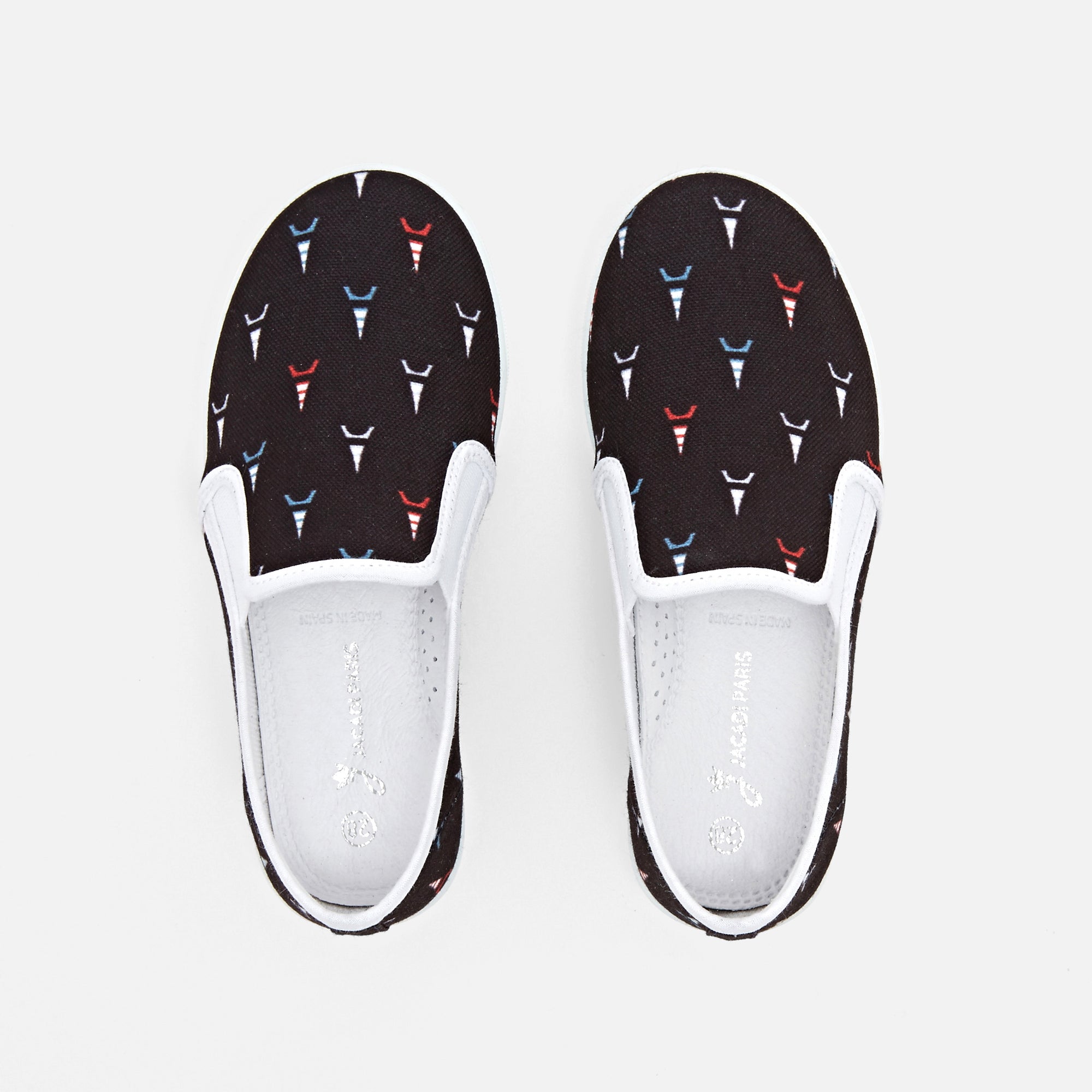 0 QTY / MARINE/MULTICO CHAUSSURES TOILE DEFI