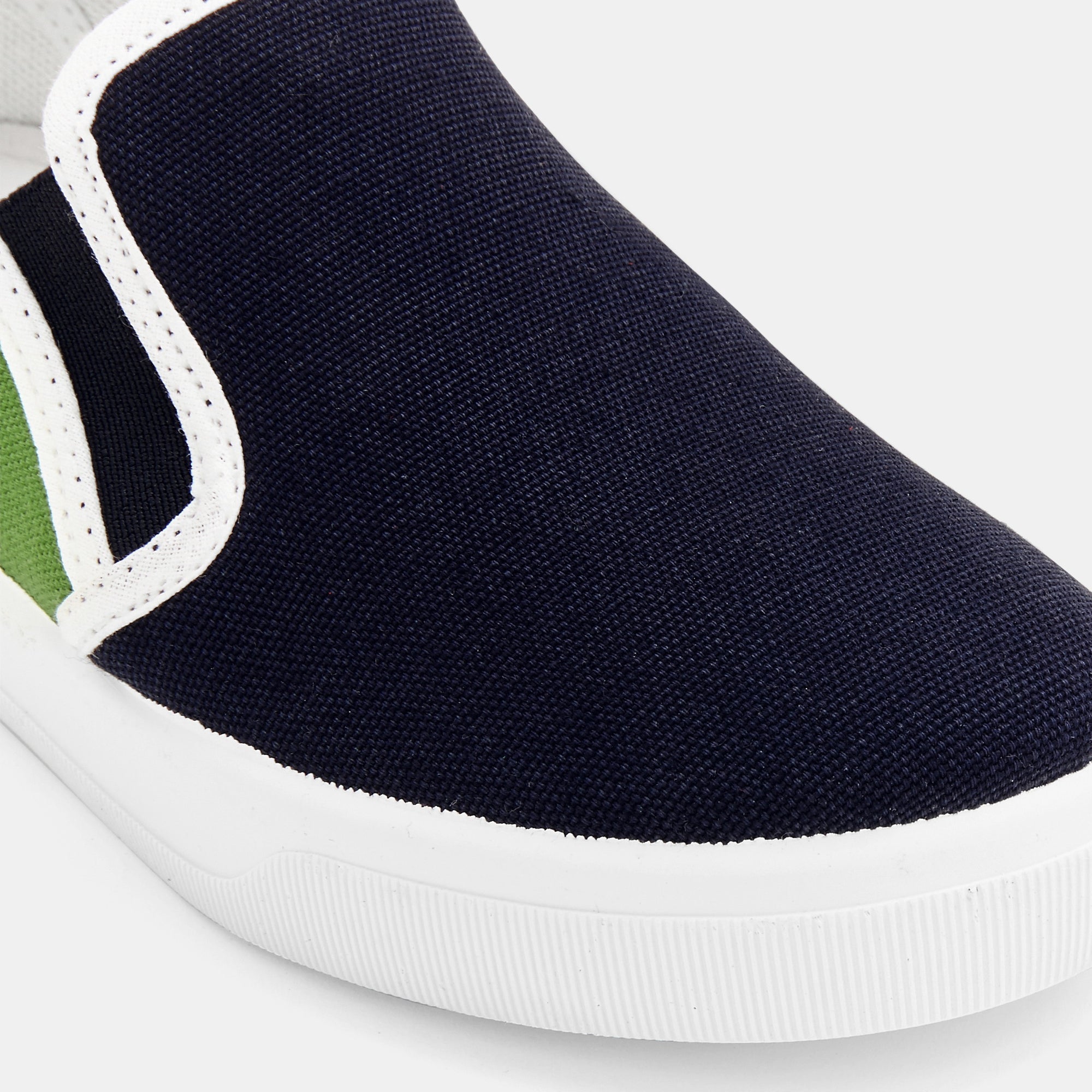 0 QTY / MARINE/VERT CHAUSSURES TOILE DEFI
