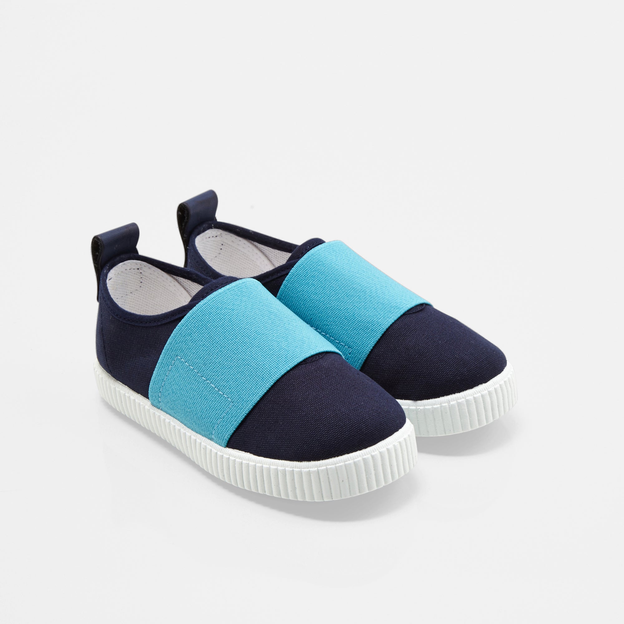 3 QTY / MARINE JACADI CHAUSSURES TOILE MARS