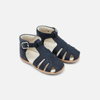 34 QTY / MARINE JACADI CHAUSSURES CUIR MOUETTE