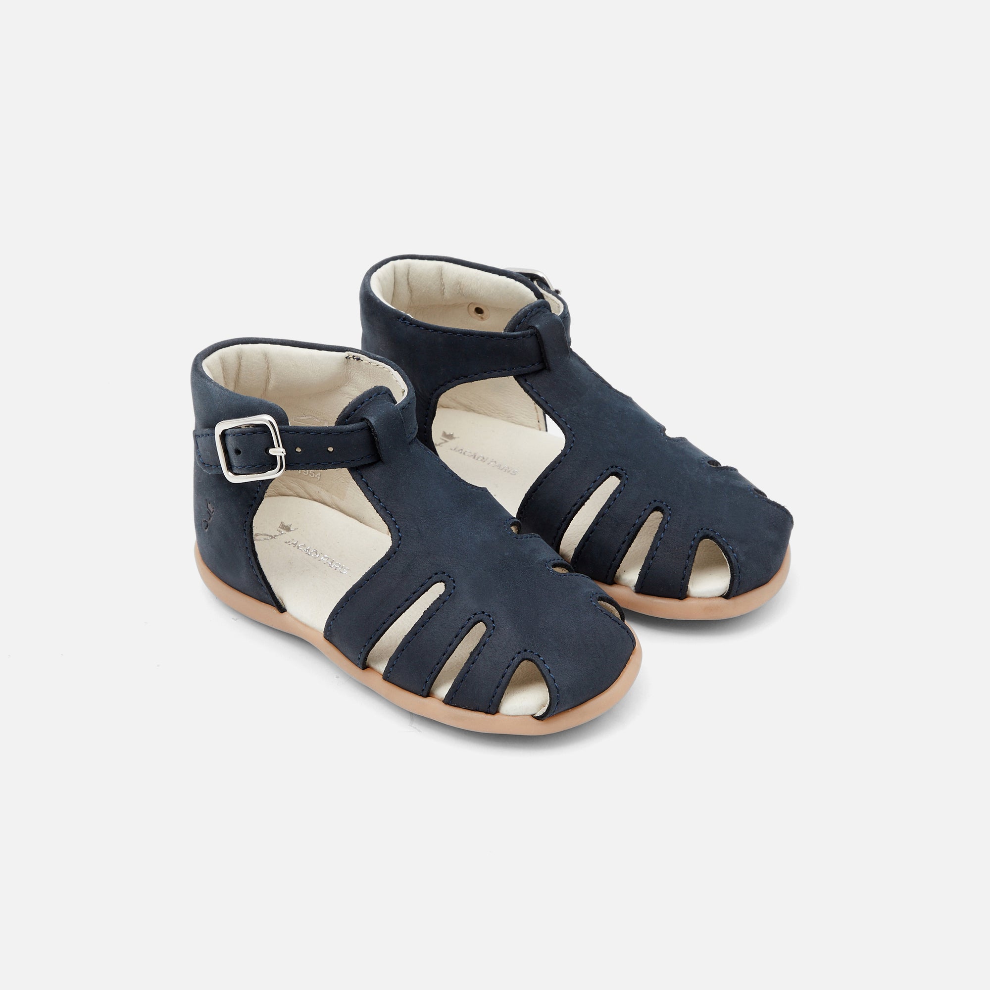 34 QTY / MARINE JACADI CHAUSSURES CUIR MOUETTE