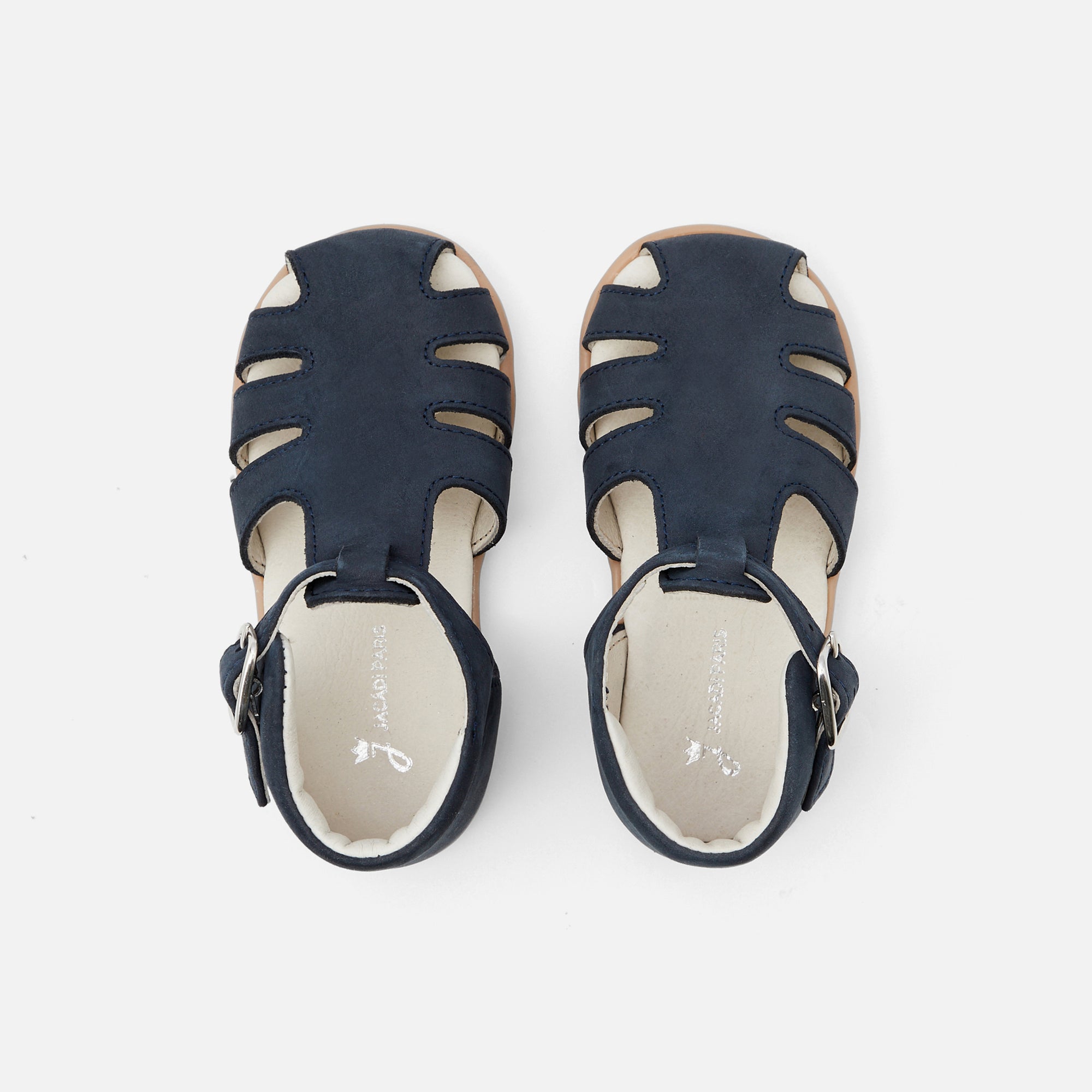 34 QTY / MARINE JACADI CHAUSSURES CUIR MOUETTE