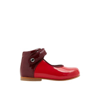 0 QTY / ROUGE/BORDEAU CHAUSSURES CUIR BANELLE VERNIS