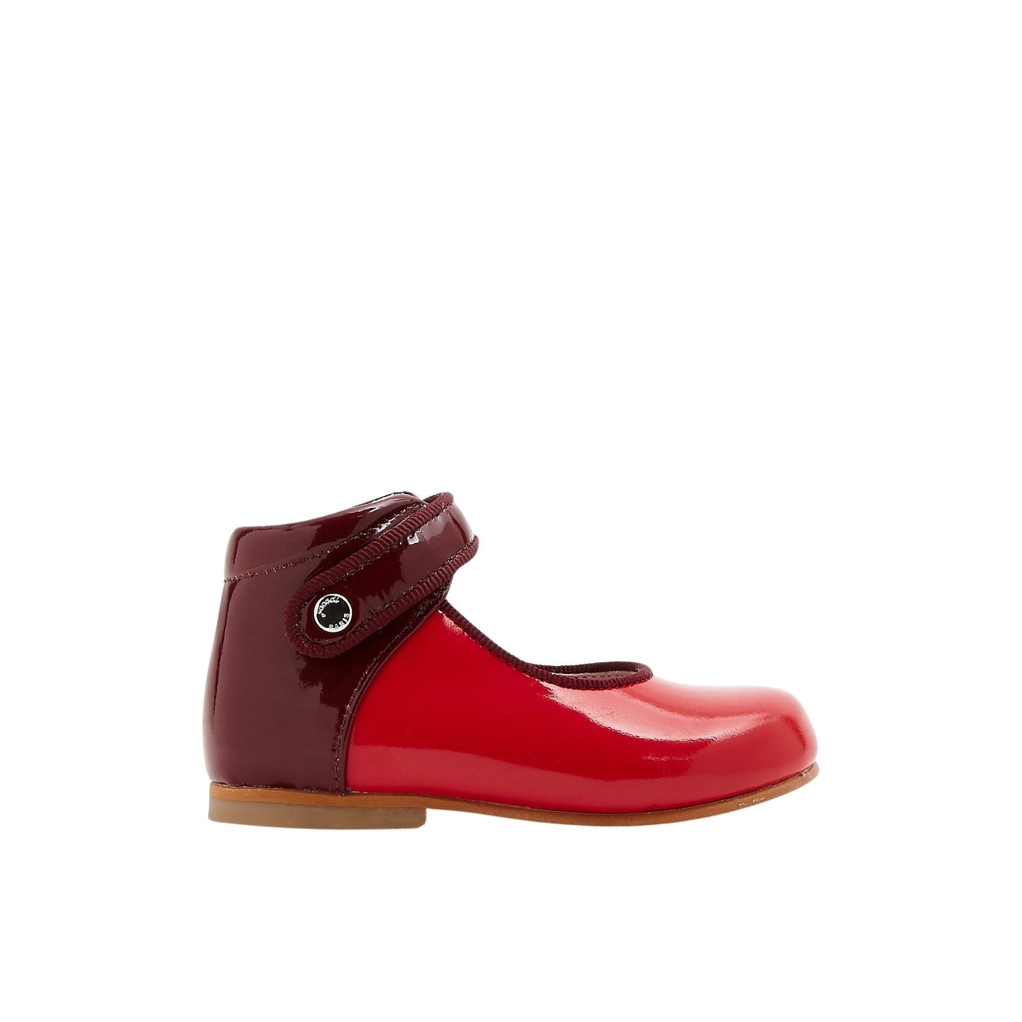 0 QTY / ROUGE/BORDEAU CHAUSSURES CUIR BANELLE VERNIS