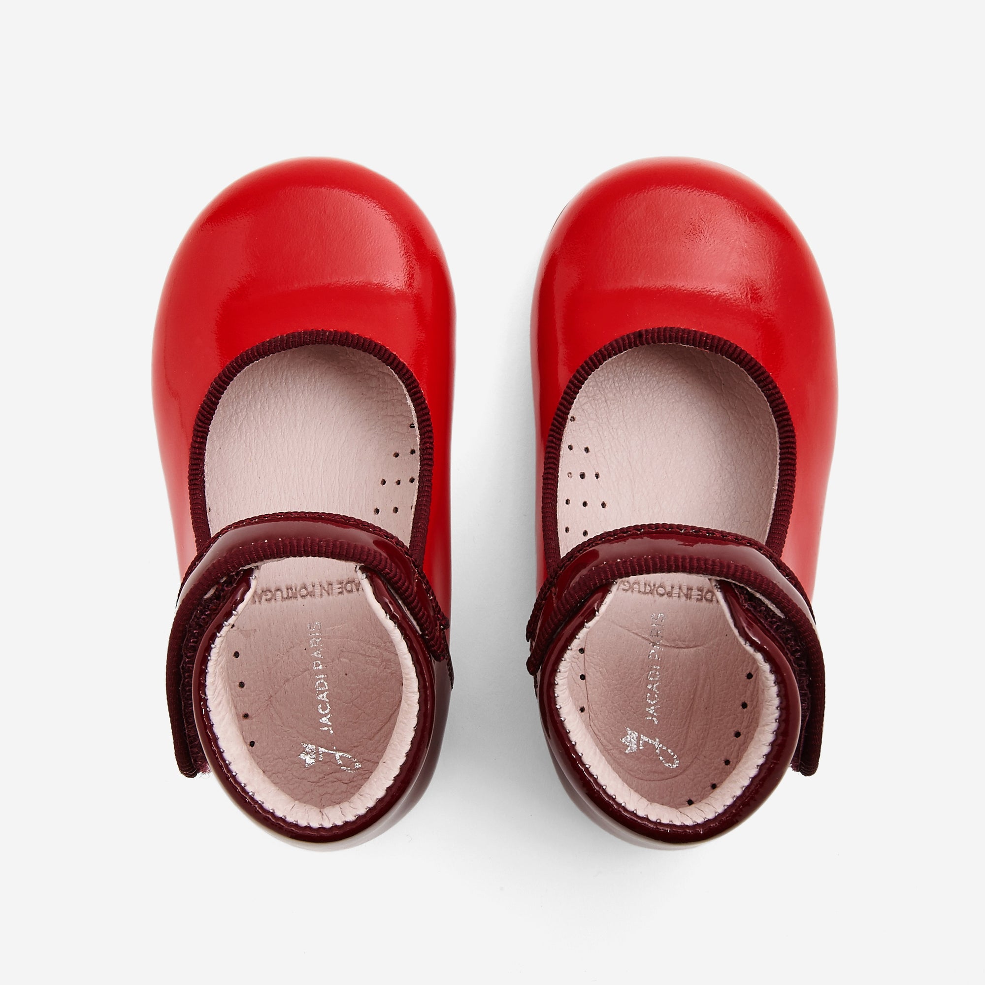0 QTY / ROUGE/BORDEAU CHAUSSURES CUIR BANELLE VERNIS