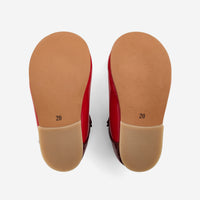 0 QTY / ROUGE/BORDEAU CHAUSSURES CUIR BANELLE VERNIS