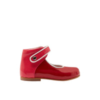 4 QTY / BORDEAUX/ROSE CHAUSSURES CUIR BANELLE VERNIS